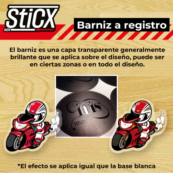 Stickers Barniz a registro - Imagen 3